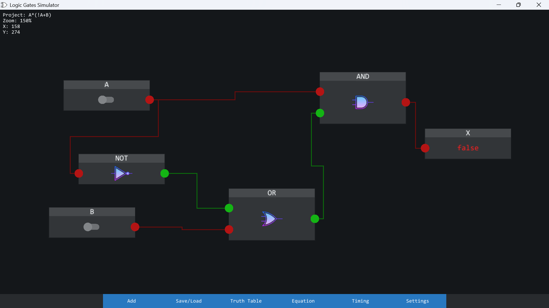 Logic Gates Simulator
